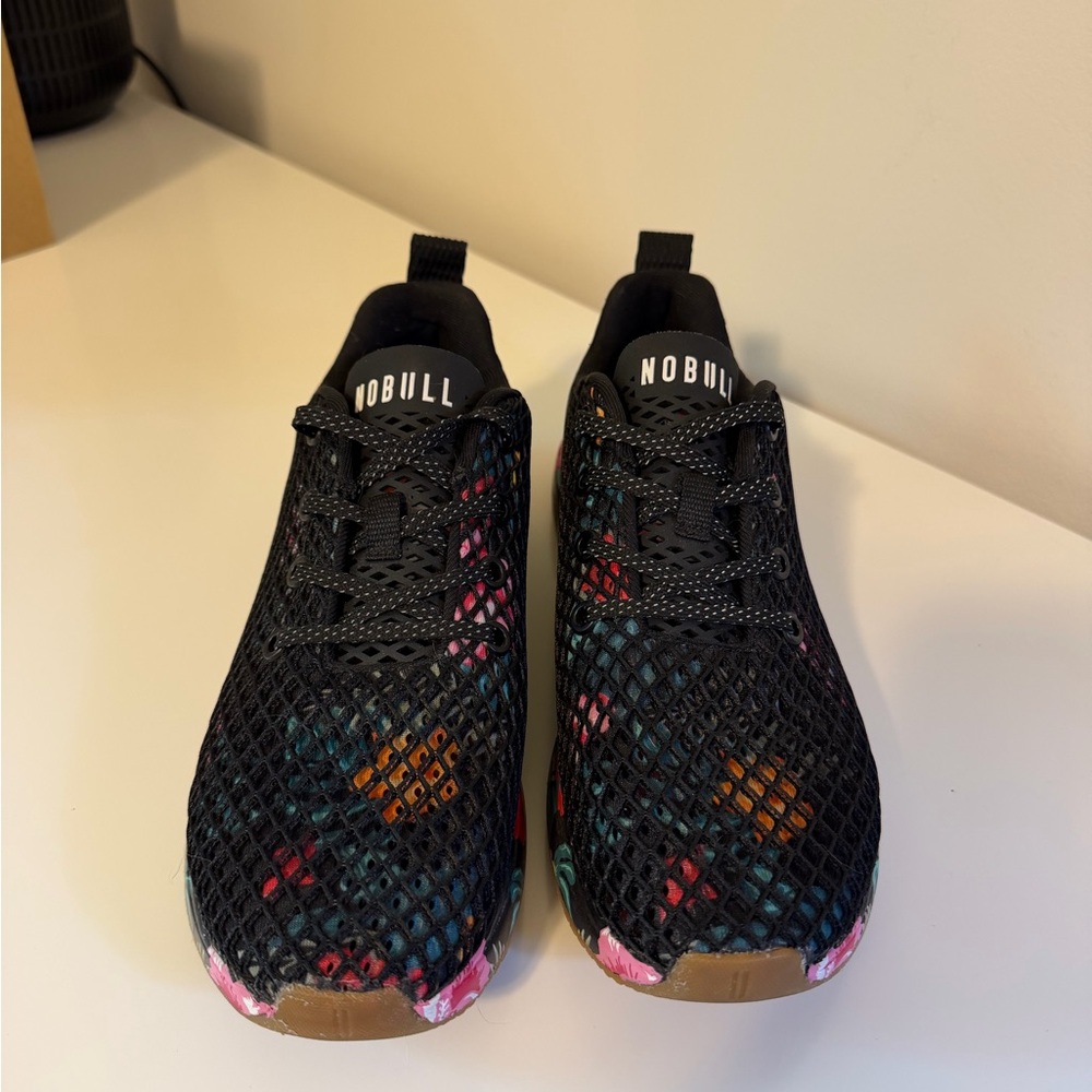 NOBULL Women’s Mesh Runners, Tropical Floral, Sz 8 - Picture 3 of 6